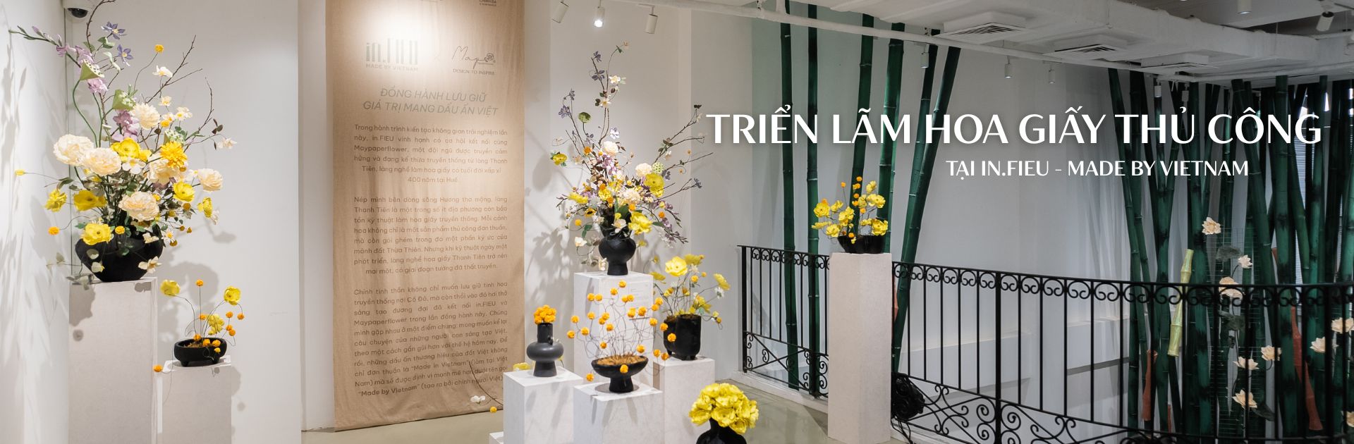 TRIỂN LÃM HOA GIẤY THỦ CÔNG