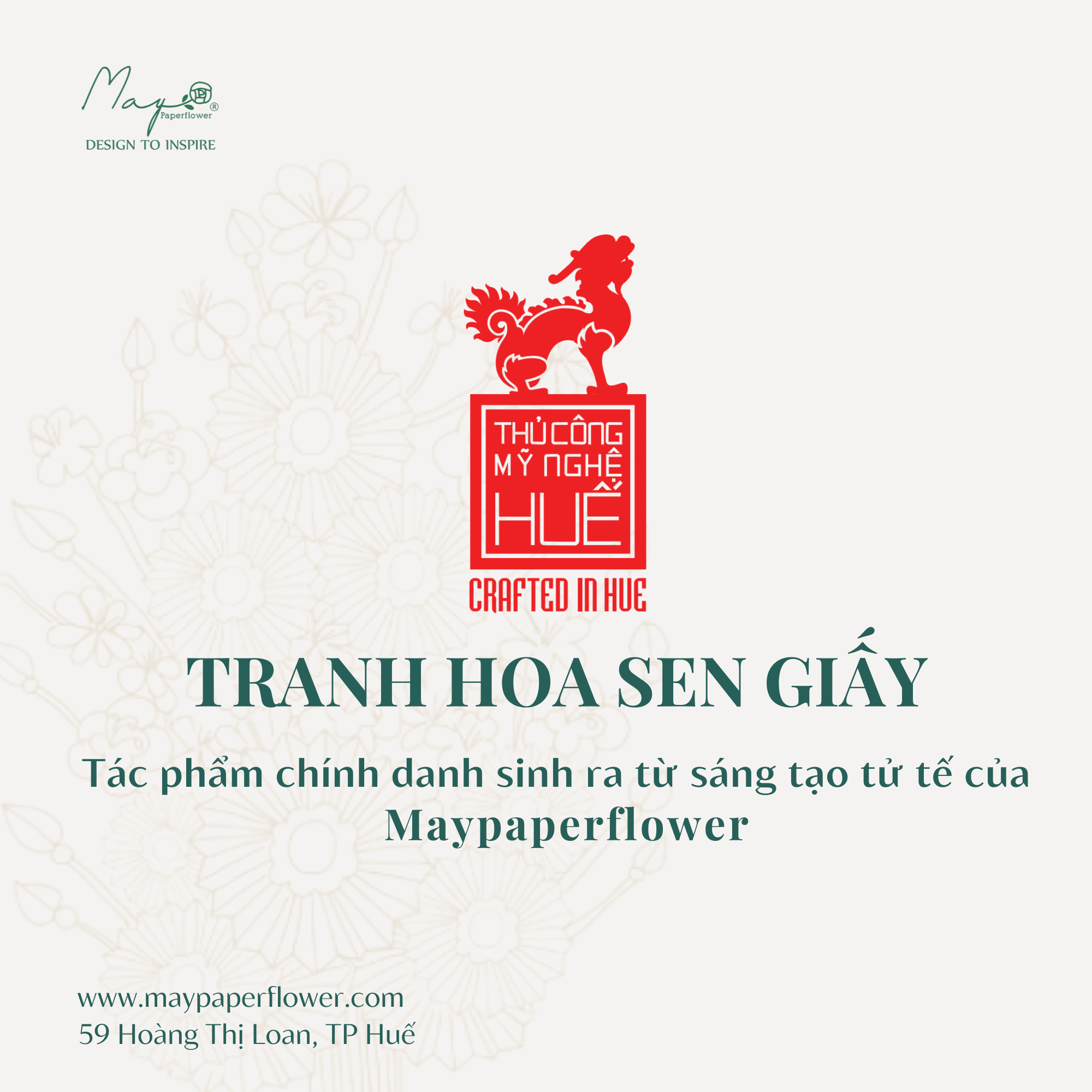 TRANH HOA SEN GIẤY – TÁC PHẨM CHÍNH DANH SINH RA TỪ TINH THẦN SÁNG TẠO TỬ TẾ